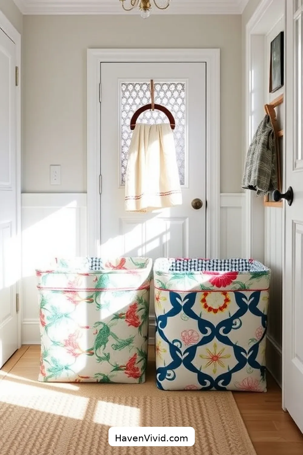 20 Creative Ways to Embrace Coastal Living in Your Entryway Using Upcycled Fabric 5 DIY Fabric Storage Bins for 20 Creative Ways to Embrace Coastal Living in Your Entryway Using Upcycled Fabric