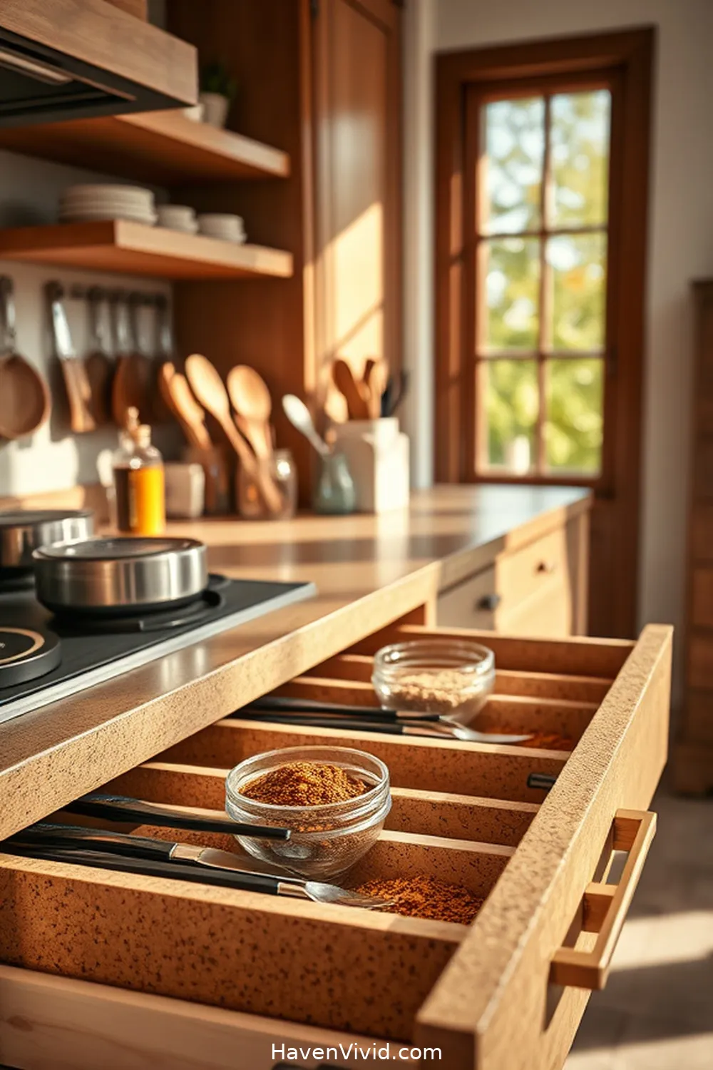 20 Creative Ways to Use Cork in Urban Kitchen Living Design 9 Cork Drawer Liners for a Soft Touch for 20 Creative Ways to Use Cork in Urban Kitchen Living Design