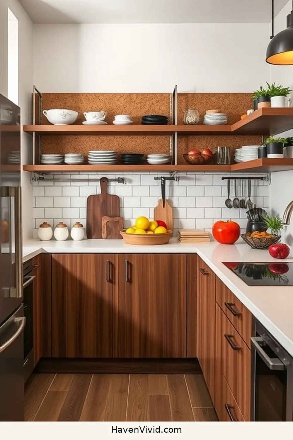 20 Creative Ways to Use Cork in Urban Kitchen Living Design 15 Cork Shelf Liners for Added Grip for 20 Creative Ways to Use Cork in Urban Kitchen Living Design
