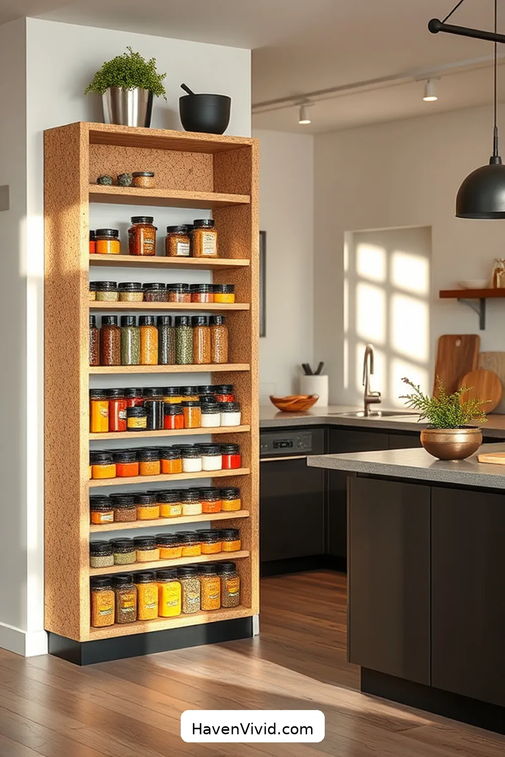 20 Creative Ways to Use Cork in Urban Kitchen Living Design 21 Cork Spice Racks for Stylish Organization for 20 Creative Ways to Use Cork in Urban Kitchen Living Design