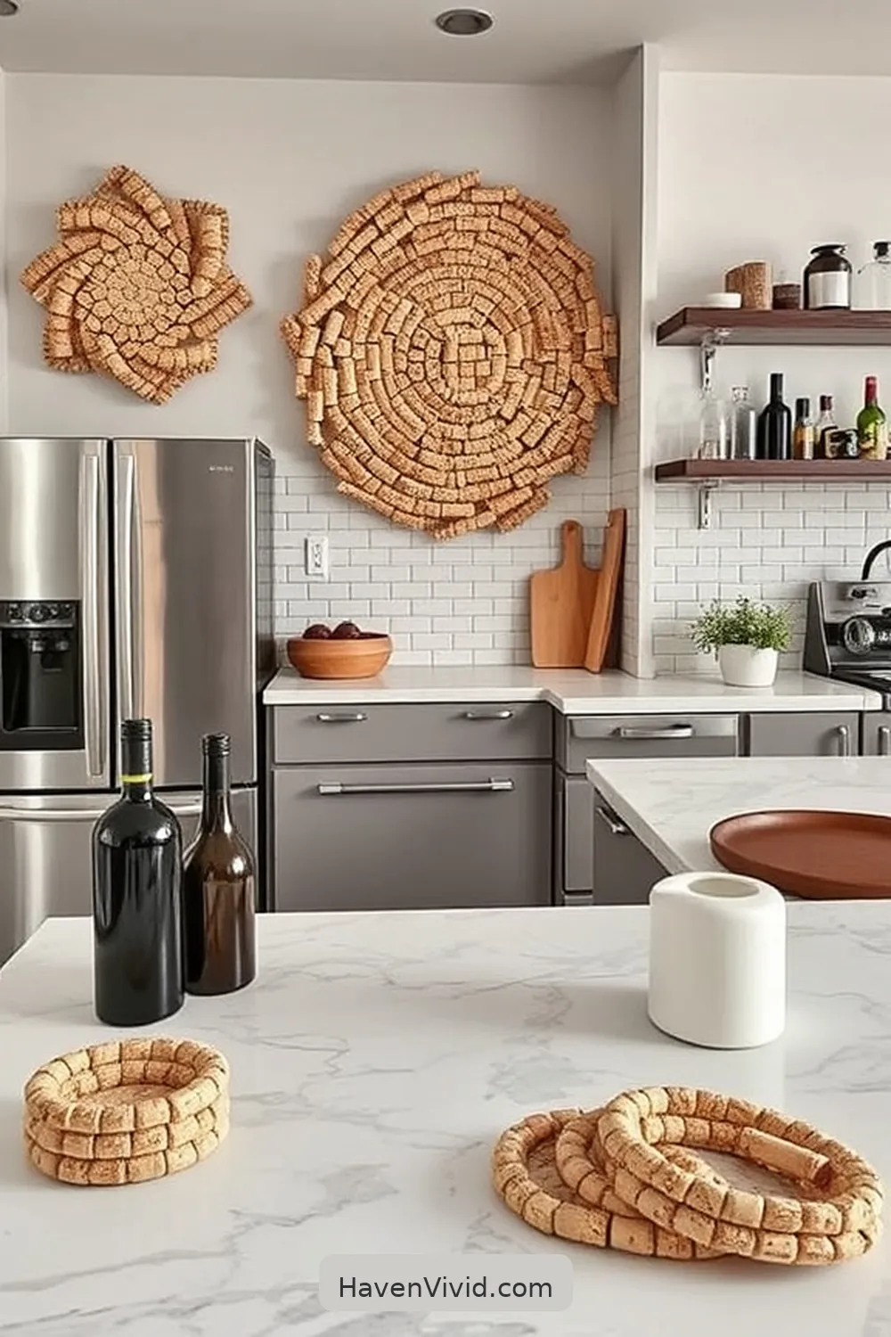 20 Creative Ways to Use Cork in Urban Kitchen Living Design 13 Reusable Cork Wine Corks for Crafts for 20 Creative Ways to Use Cork in Urban Kitchen Living Design