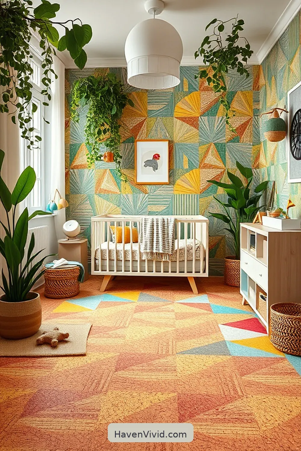 20 Reasons to Choose Cork for Family-Friendly Living in Your Nursery 17 16. Vibrant Colors and Patterns for 20 Reasons to Choose Cork for Family-Friendly Living in Your Nursery