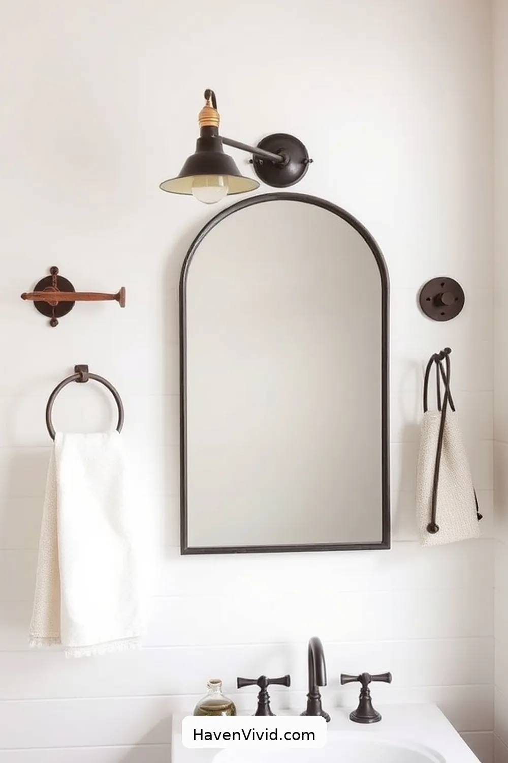 20 Reclaimed Materials for a Family-Friendly Bathroom 12 Reclaimed Metal for Accessories for 20 Reclaimed Materials for a Family-Friendly Bathroom