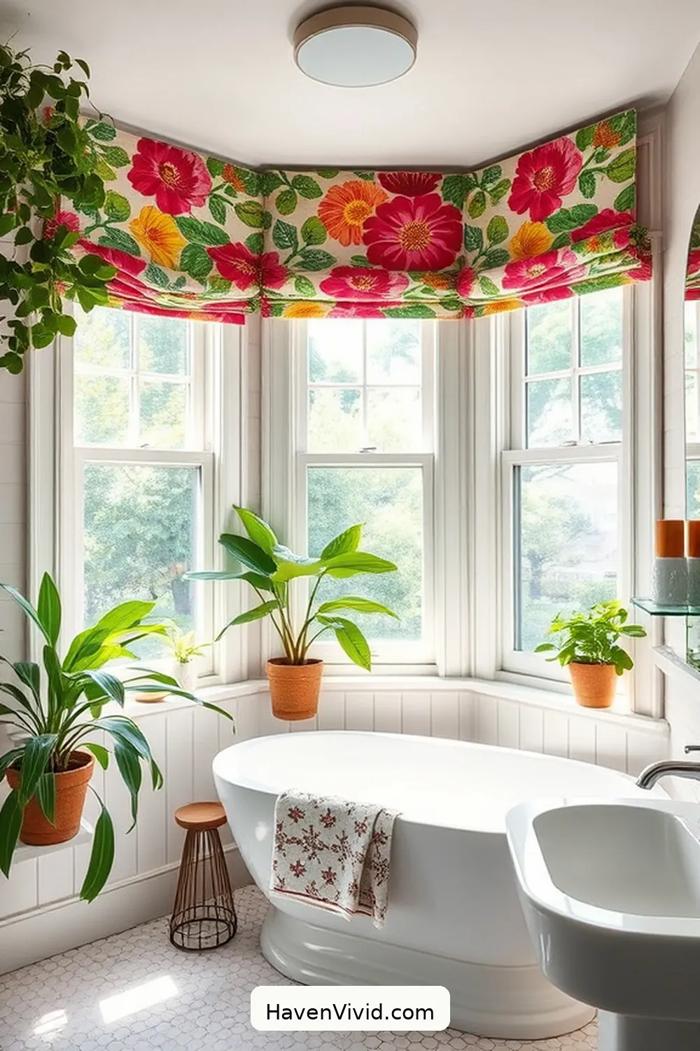 20 Reclaimed Materials for a Family-Friendly Bathroom 18 Upcycled Fabric for Window Treatments for 20 Reclaimed Materials for a Family-Friendly Bathroom