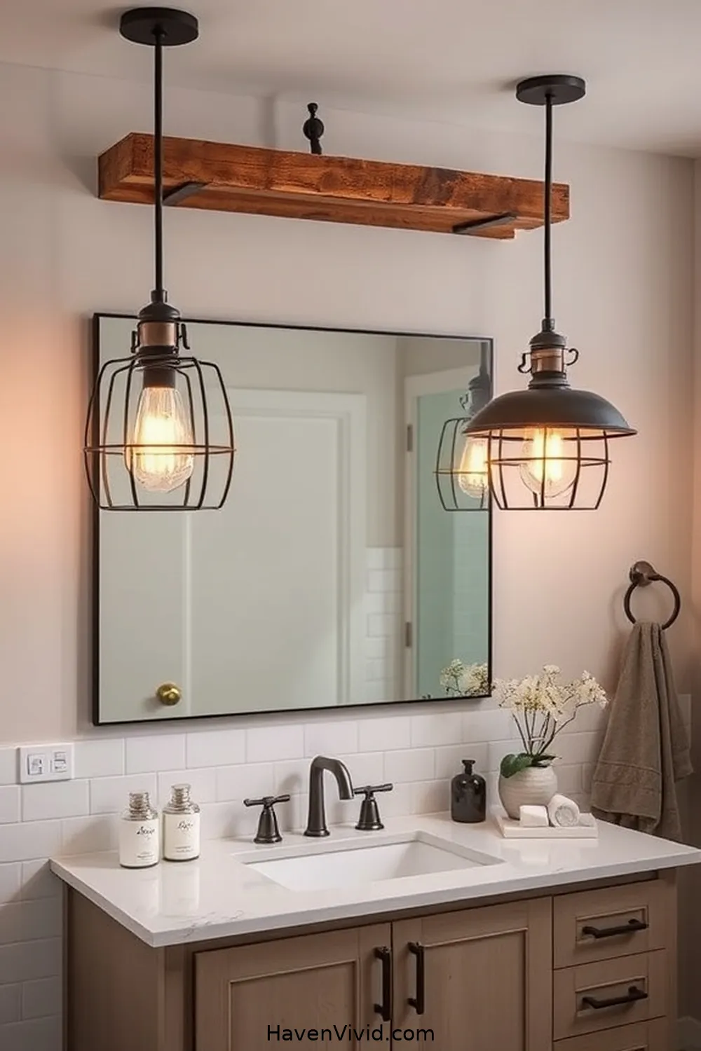 20 Reclaimed Materials for a Family-Friendly Bathroom 14 Vintage Lighting Fixtures for 20 Reclaimed Materials for a Family-Friendly Bathroom