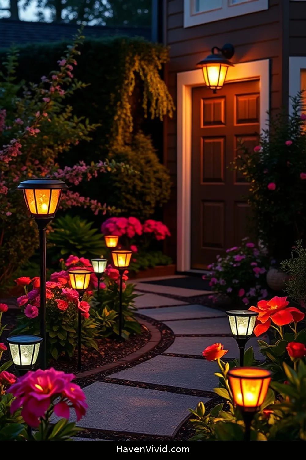 20 Solar-Powered Lights for a Family-Friendly Living Entryway 7 Solar Garden Stake Lights for 20 Solar-Powered Lights for a Family-Friendly Living Entryway