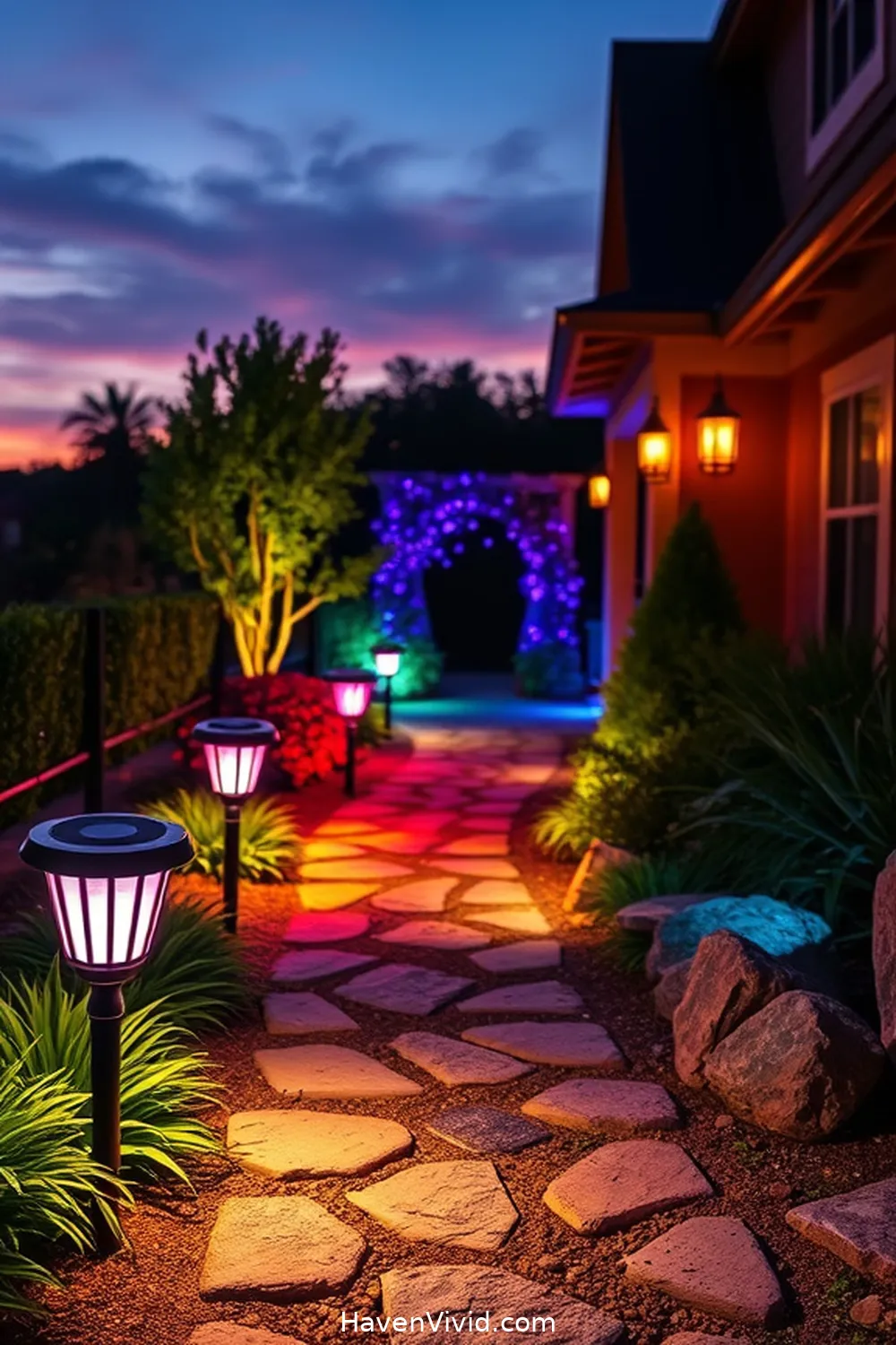 20 Solar-Powered Lights for a Family-Friendly Living Entryway 20 Solar Path Lights With Color Changing Options for 20 Solar-Powered Lights for a Family-Friendly Living Entryway