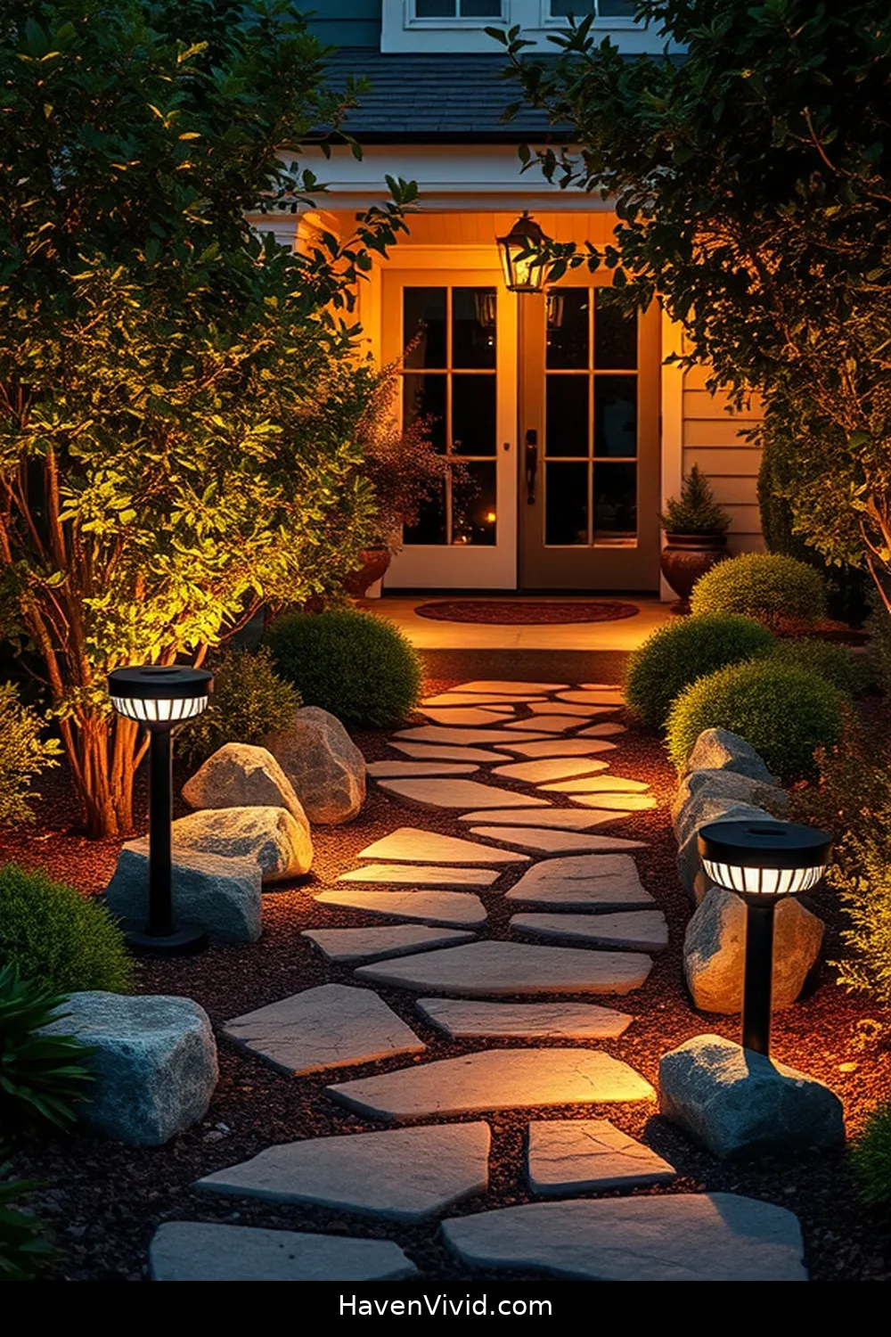 20 Solar-Powered Lights for a Family-Friendly Living Entryway 13 Solar Rock Lights for 20 Solar-Powered Lights for a Family-Friendly Living Entryway