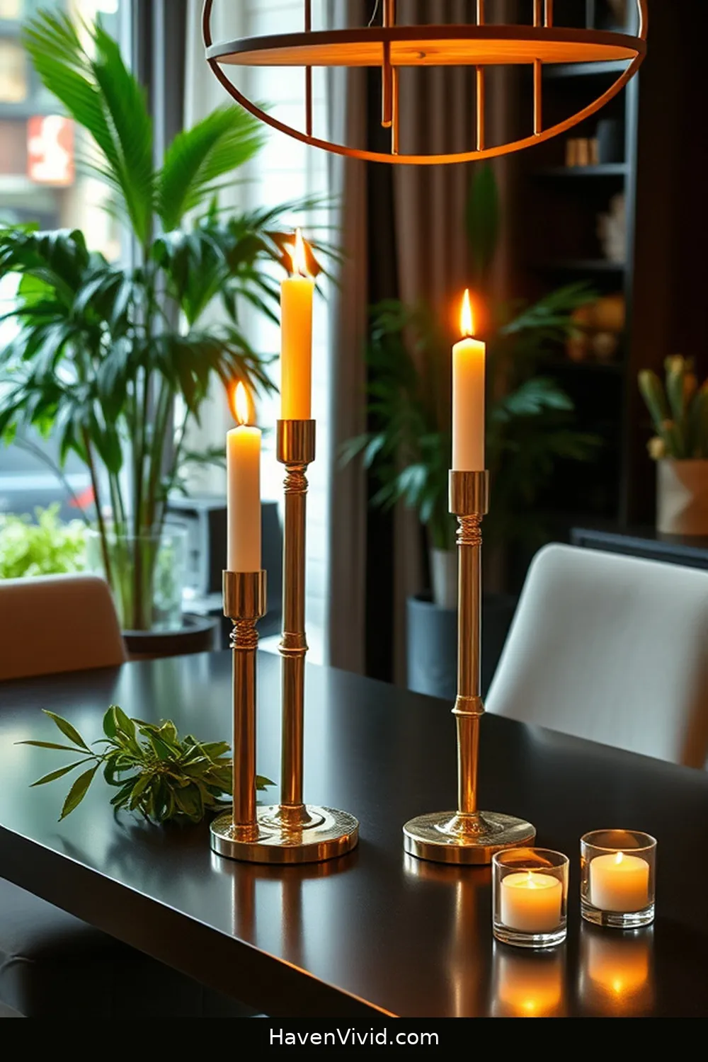 20 Stylish Ways to Use Bamboo in Your Urban Dining Room 19 Bamboo Candlesticks for 20 Stylish Ways to Use Bamboo in Your Urban Dining Room