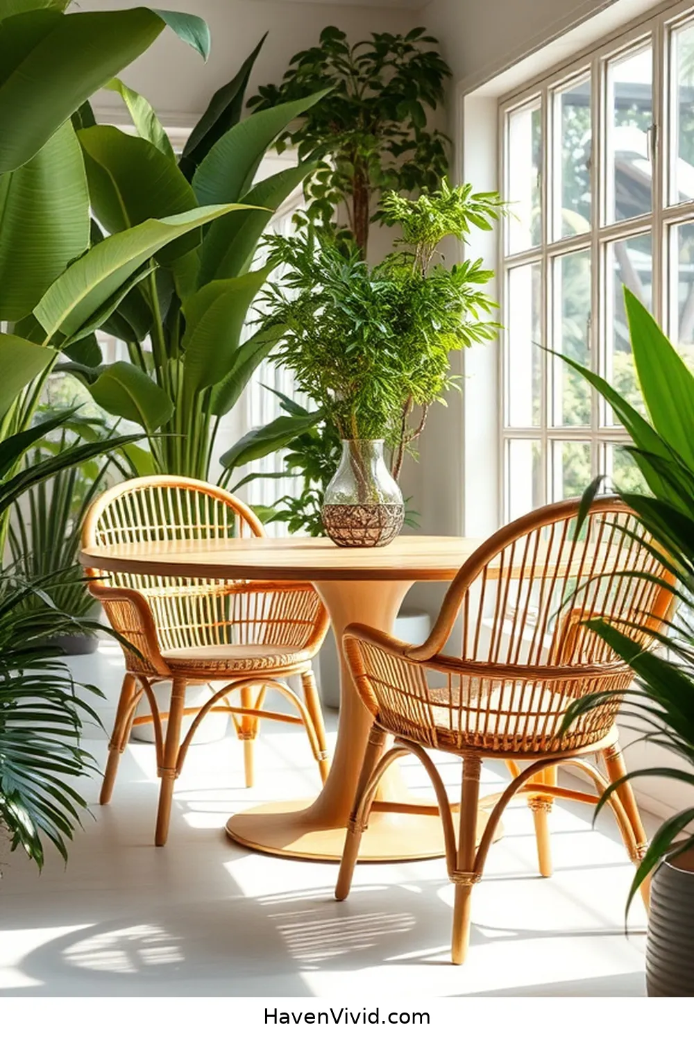 20 Stylish Ways to Use Bamboo in Your Urban Dining Room 3 Bamboo Chairs for 20 Stylish Ways to Use Bamboo in Your Urban Dining Room