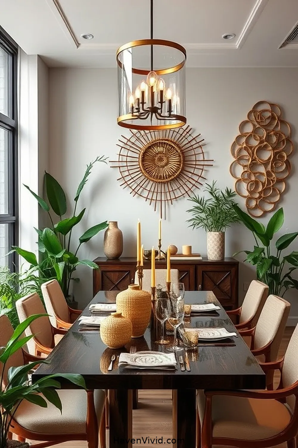20 Stylish Ways to Use Bamboo in Your Urban Dining Room 20 Bamboo Decorative Accents for 20 Stylish Ways to Use Bamboo in Your Urban Dining Room