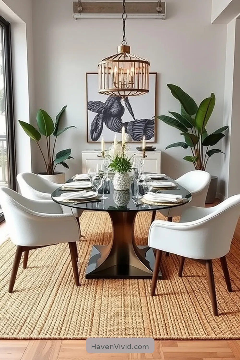 20 Stylish Ways to Use Bamboo in Your Urban Dining Room 21 Bamboo Rugs for 20 Stylish Ways to Use Bamboo in Your Urban Dining Room