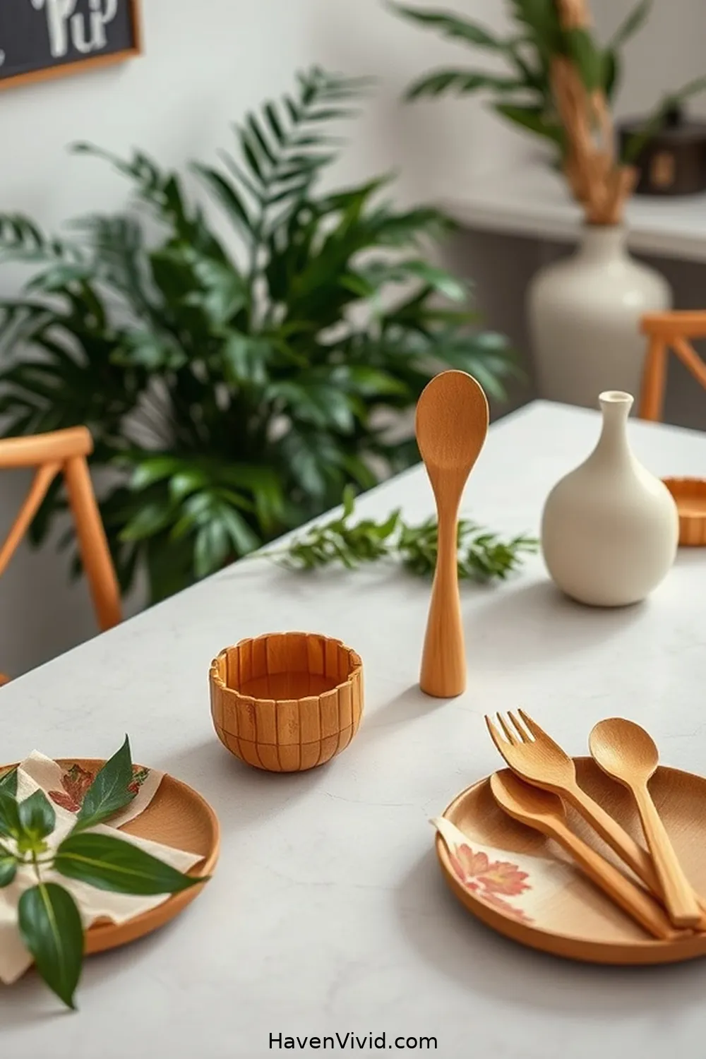 20 Stylish Ways to Use Bamboo in Your Urban Dining Room 10 Bamboo Utensils for 20 Stylish Ways to Use Bamboo in Your Urban Dining Room