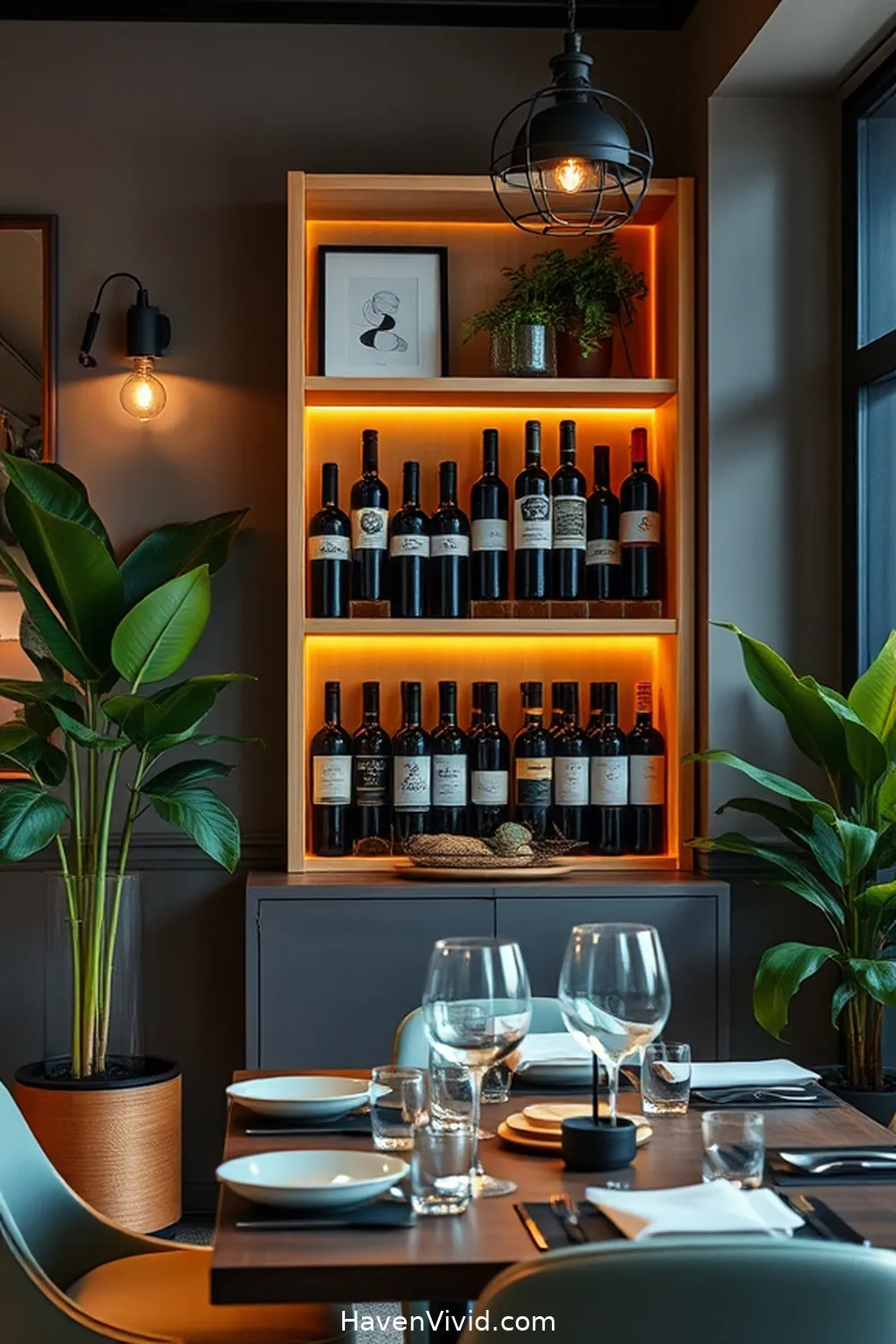 20 Stylish Ways to Use Bamboo in Your Urban Dining Room 18 Bamboo Wine Racks for 20 Stylish Ways to Use Bamboo in Your Urban Dining Room