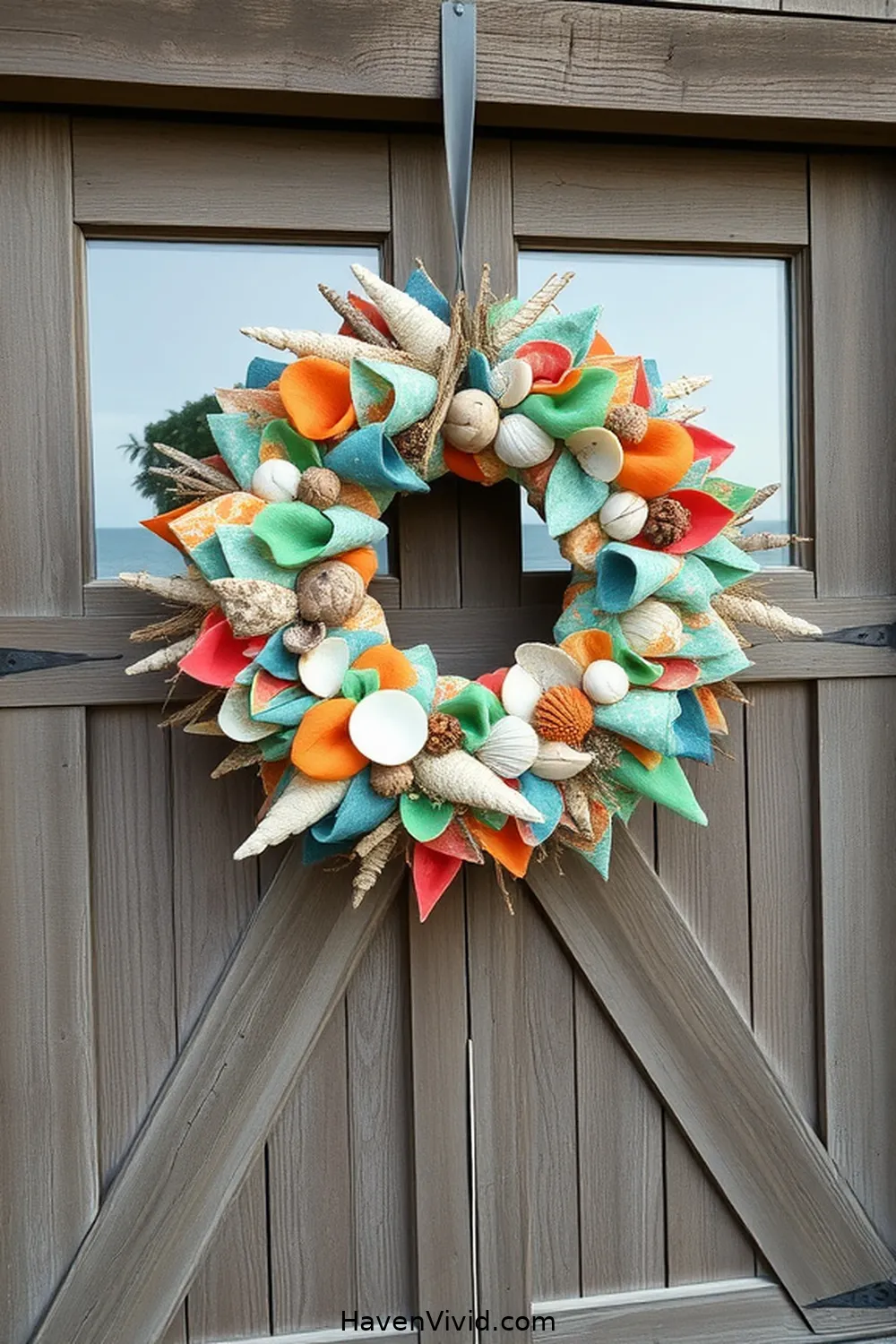 20 Tips for Coastal Living in Your Garage Using Upcycled Fabric 21 Craft an Upcycled Fabric Wreath as a Welcome Touch for 20 Tips for Coastal Living in Your Garage Using Upcycled Fabric