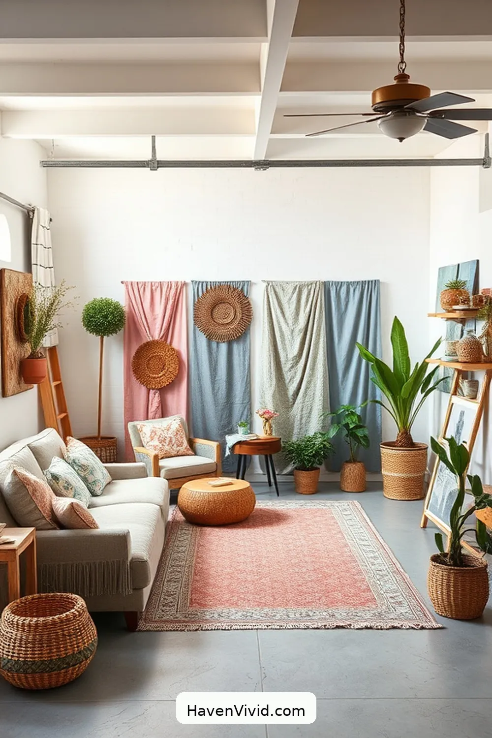 20 Tips for Coastal Living in Your Garage Using Upcycled Fabric 19 Make DIY Fabric Wall Panels for Insulation for 20 Tips for Coastal Living in Your Garage Using Upcycled Fabric