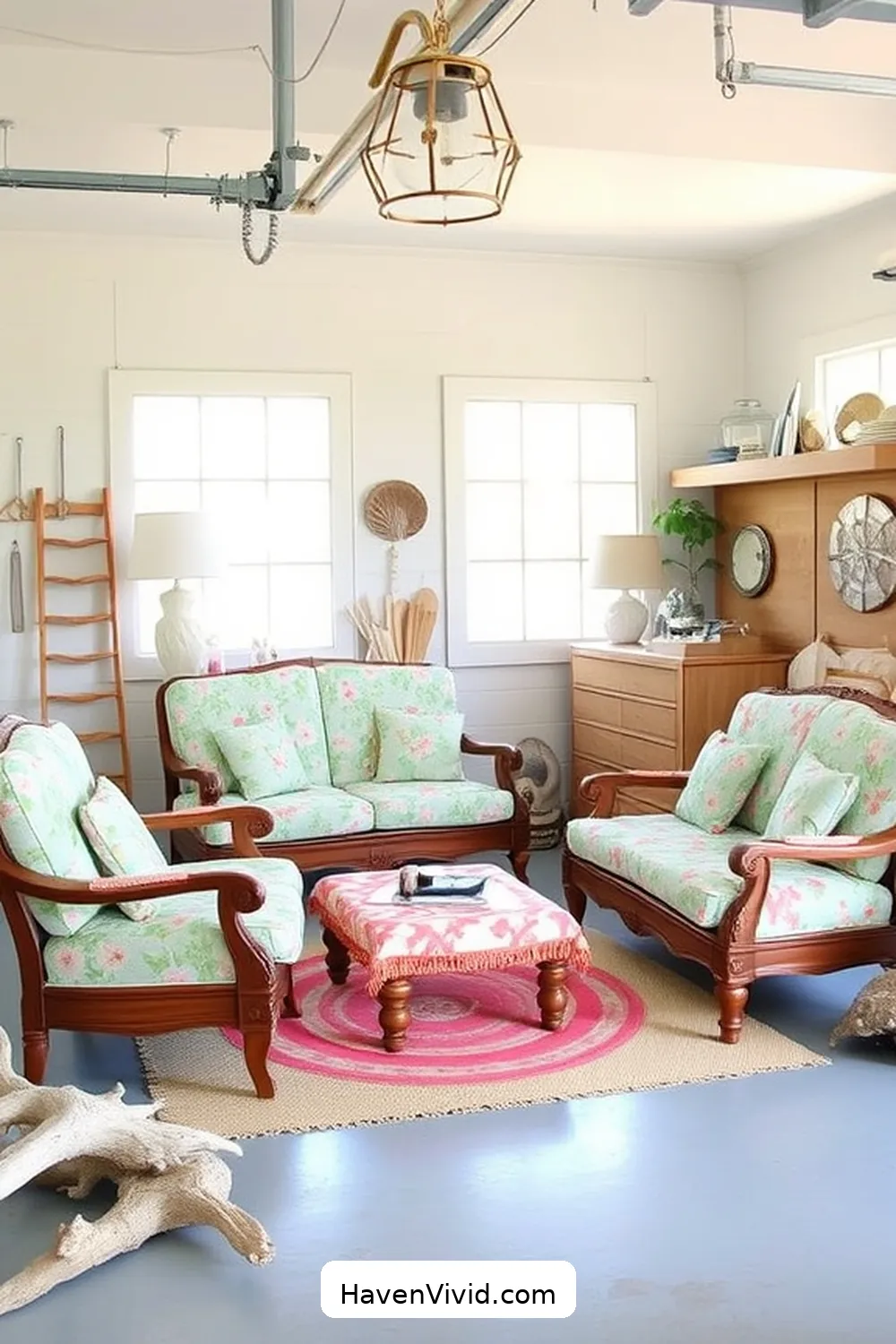 20 Tips for Coastal Living in Your Garage Using Upcycled Fabric 20 Revamp Old Furniture With Beachy Fabrics for 20 Tips for Coastal Living in Your Garage Using Upcycled Fabric
