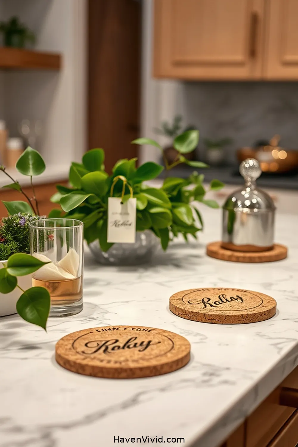 20 Tips for a Glamorous Kitchen Using Cork Elements 7 Design Cork Coasters for a Chic Accessory for 20 Tips for a Glamorous Kitchen Using Cork Elements