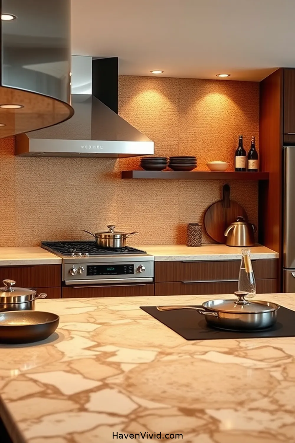 20 Tips for a Glamorous Kitchen Using Cork Elements 3 Incorporate Cork Backsplashes for Texture for 20 Tips for a Glamorous Kitchen Using Cork Elements