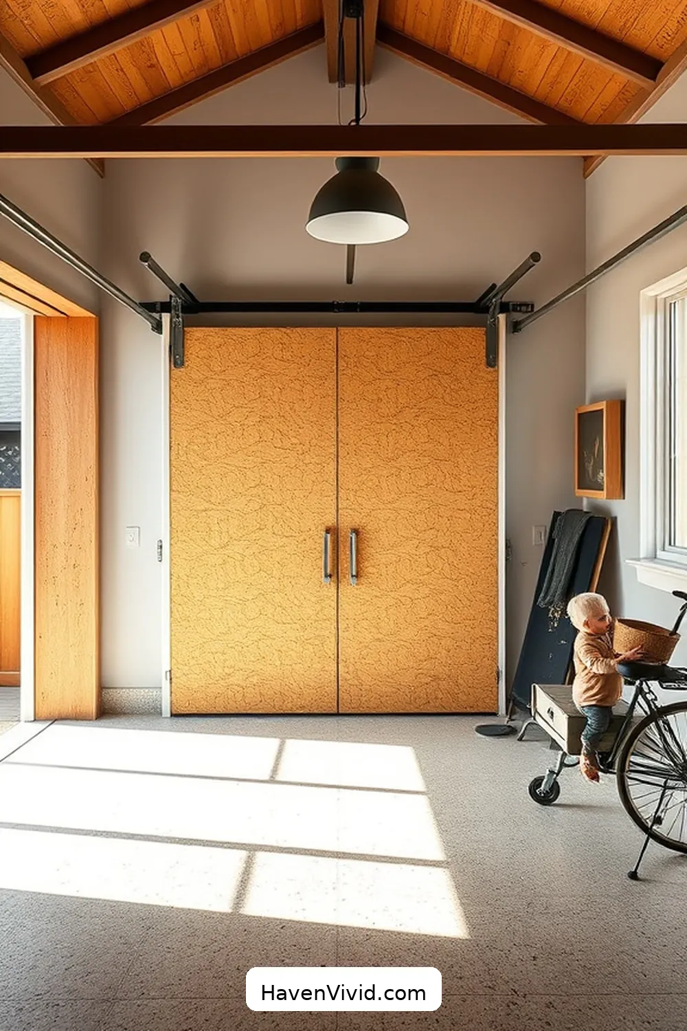 20 Ways to Create Family-Friendly Living in Your Garage Using Cork 14 Cork Garage Door Insulation for Energy Efficiency for 20 Ways to Create Family-Friendly Living in Your Garage Using Cork