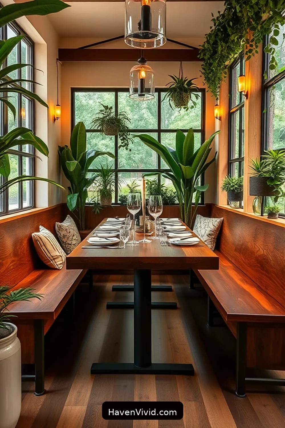20 Ways to Create a Family-Friendly Dining Room Using Recycled Wood 3 Incorporate Recycled Wood Benches for 20 Ways to Create a Family-Friendly Dining Room Using Recycled Wood