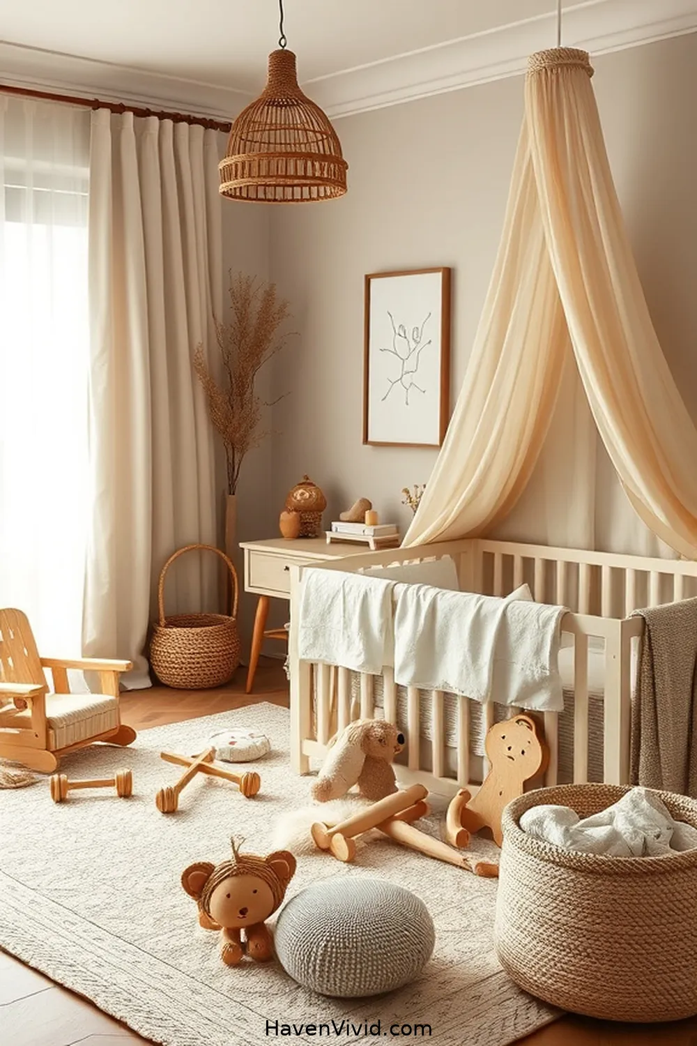 20 Ways to Create a Glamorous Nursery Using Natural Fibers 13 Choose Sustainable Wooden Toys for 20 Ways to Create a Glamorous Nursery Using Natural Fibers