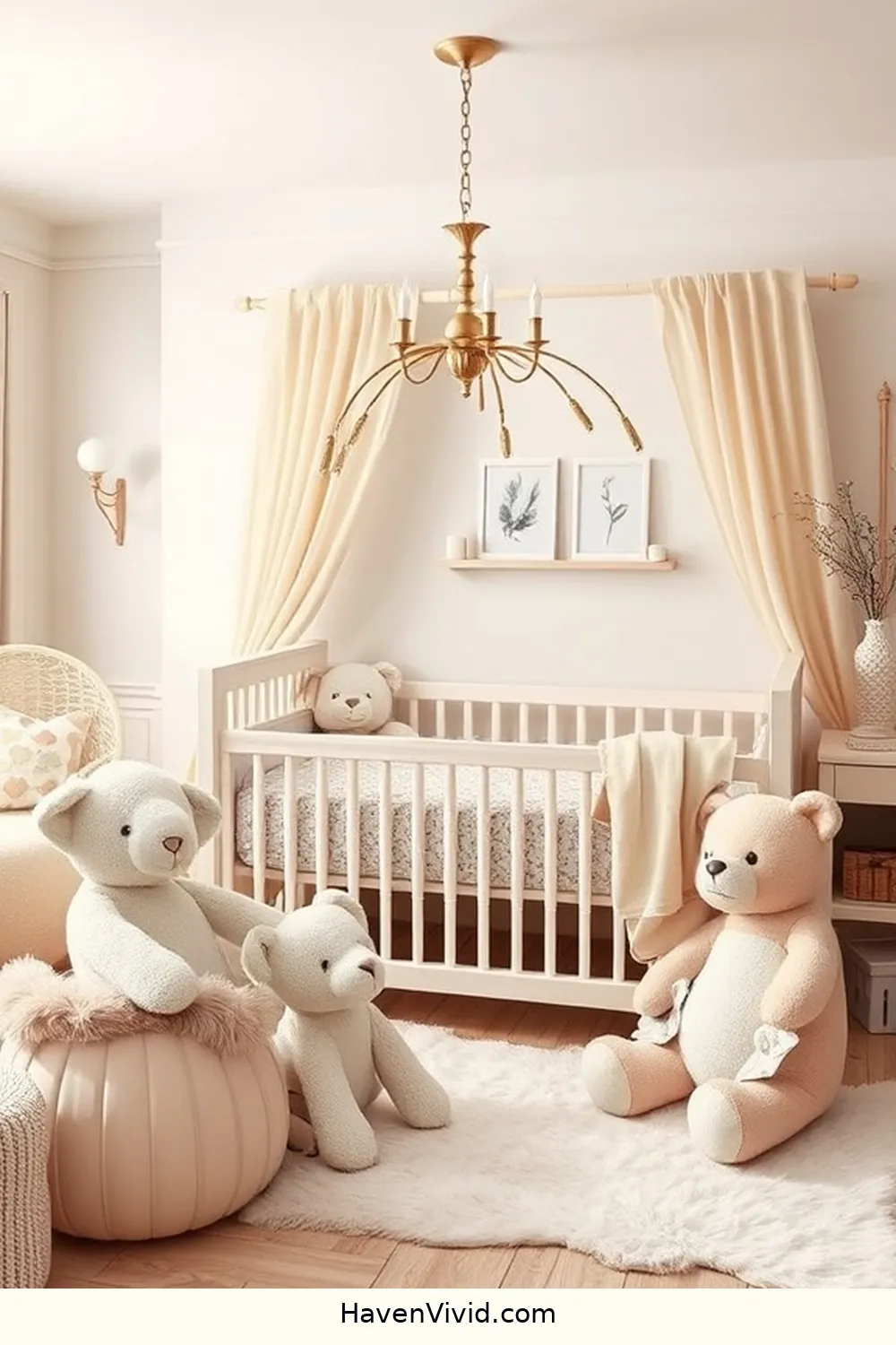 20 Ways to Create a Glamorous Nursery Using Natural Fibers 17 Decorate With Organic Cotton Stuffed Animals for 20 Ways to Create a Glamorous Nursery Using Natural Fibers