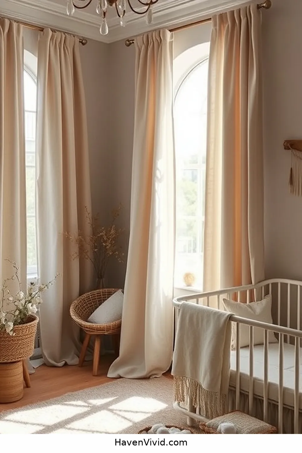 20 Ways to Create a Glamorous Nursery Using Natural Fibers 6 Select Natural Fiber Curtains for 20 Ways to Create a Glamorous Nursery Using Natural Fibers