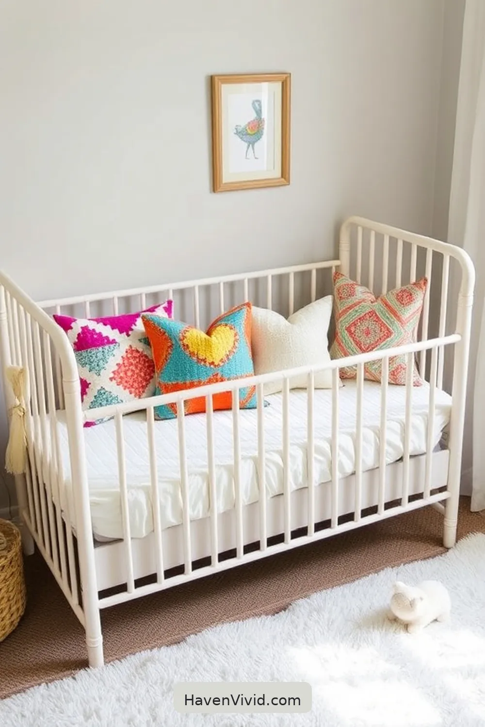 20 Ways to Create a Glamorous Nursery Using Upcycled Fabric 19 Decorative Fabric Pillows for 20 Ways to Create a Glamorous Nursery Using Upcycled Fabric
