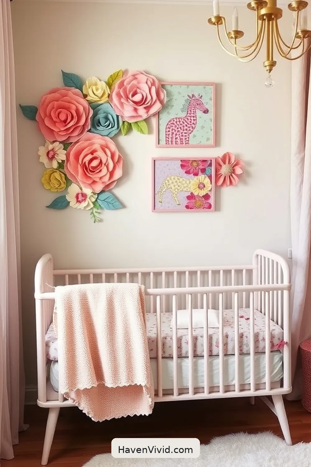 20 Ways to Create a Glamorous Nursery Using Upcycled Fabric 2 Upcycled Fabric Wall Art for 20 Ways to Create a Glamorous Nursery Using Upcycled Fabric