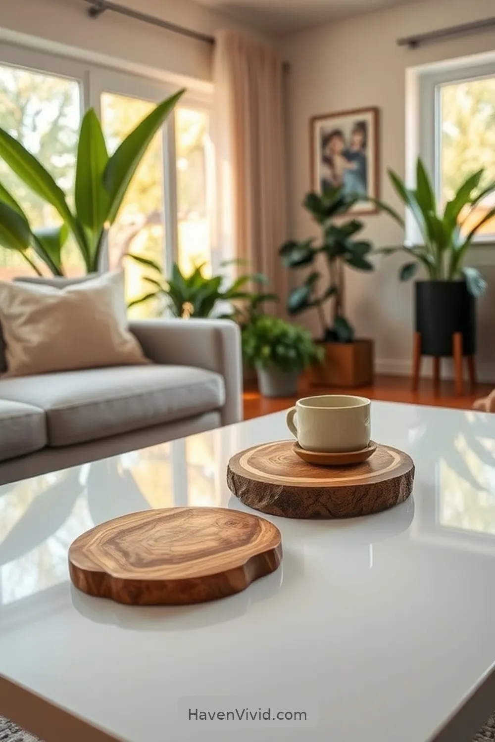 20 Ways to Create an Eco Friendly Living Room Using Recycled Wood 14 Handmade Wooden Coasters for 20 Ways to Create an Eco Friendly Living Room Using Recycled Wood