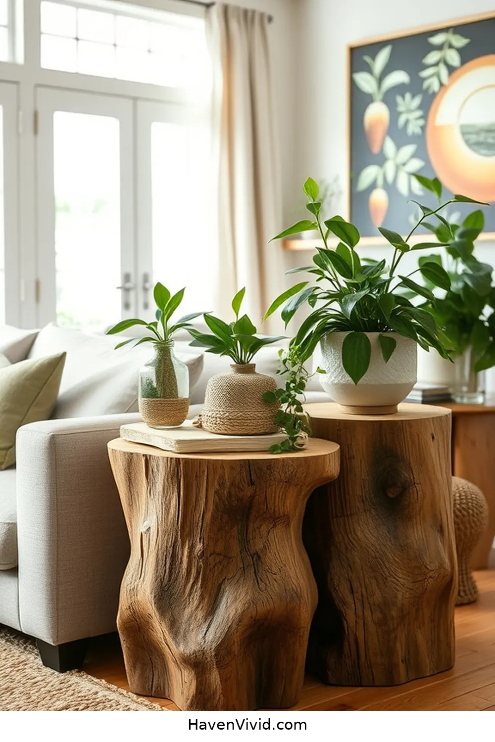 20 Ways to Create an Eco Friendly Living Room Using Recycled Wood 10 Repurposed Wood Side Tables for 20 Ways to Create an Eco Friendly Living Room Using Recycled Wood