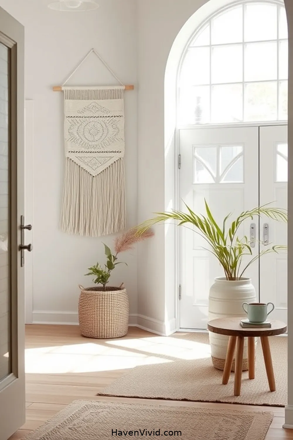 20 Ways to Embrace Coastal Living in Your Entryway Using Organic Cotton 16 Embellish Walls With Organic Cotton Wall Hangings for 20 Ways to Embrace Coastal Living in Your Entryway Using Organic Cotton