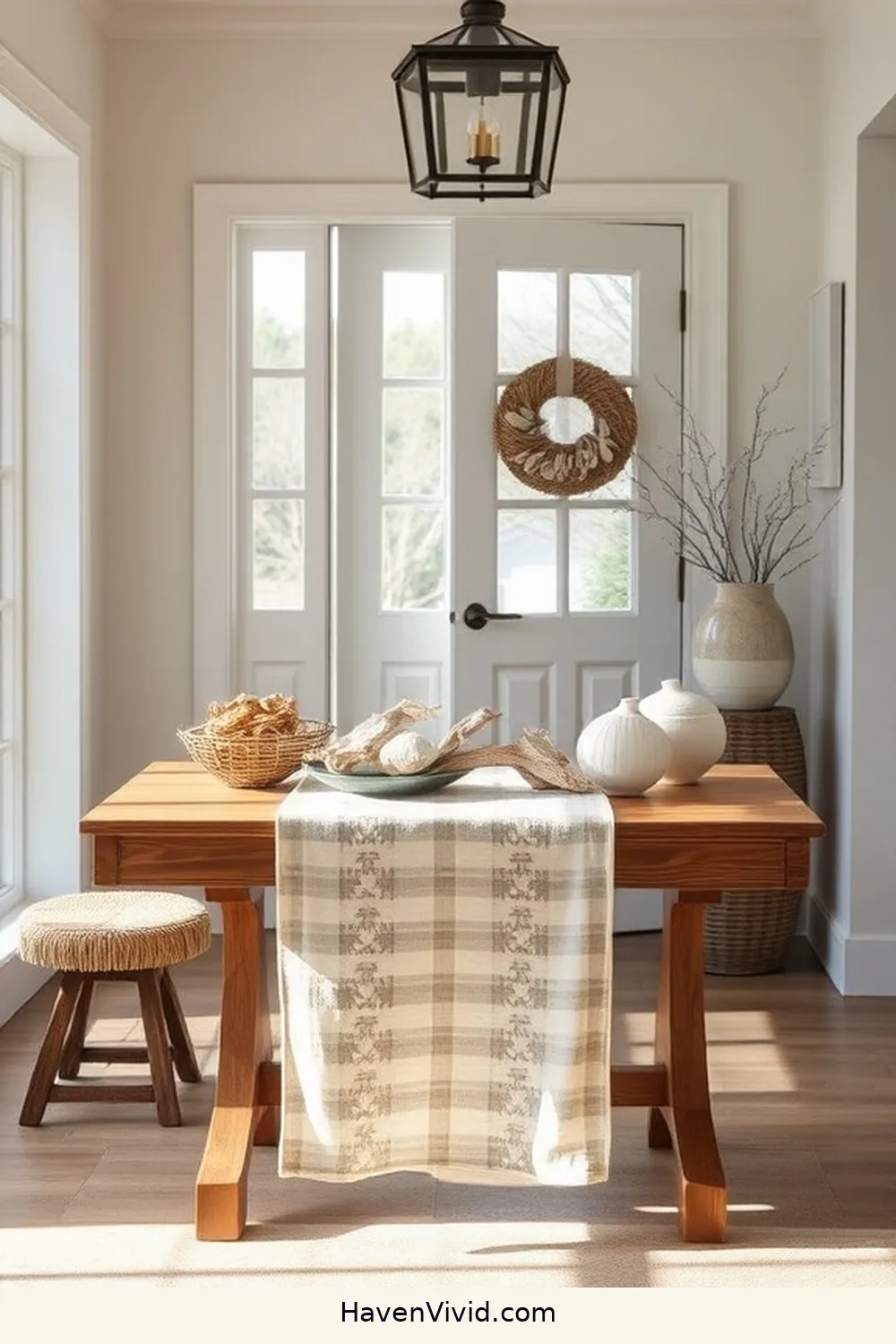 20 Ways to Embrace Coastal Living in Your Entryway Using Organic Cotton 18 Showcase Coastal Decor on Organic Cotton Table Runners for 20 Ways to Embrace Coastal Living in Your Entryway Using Organic Cotton