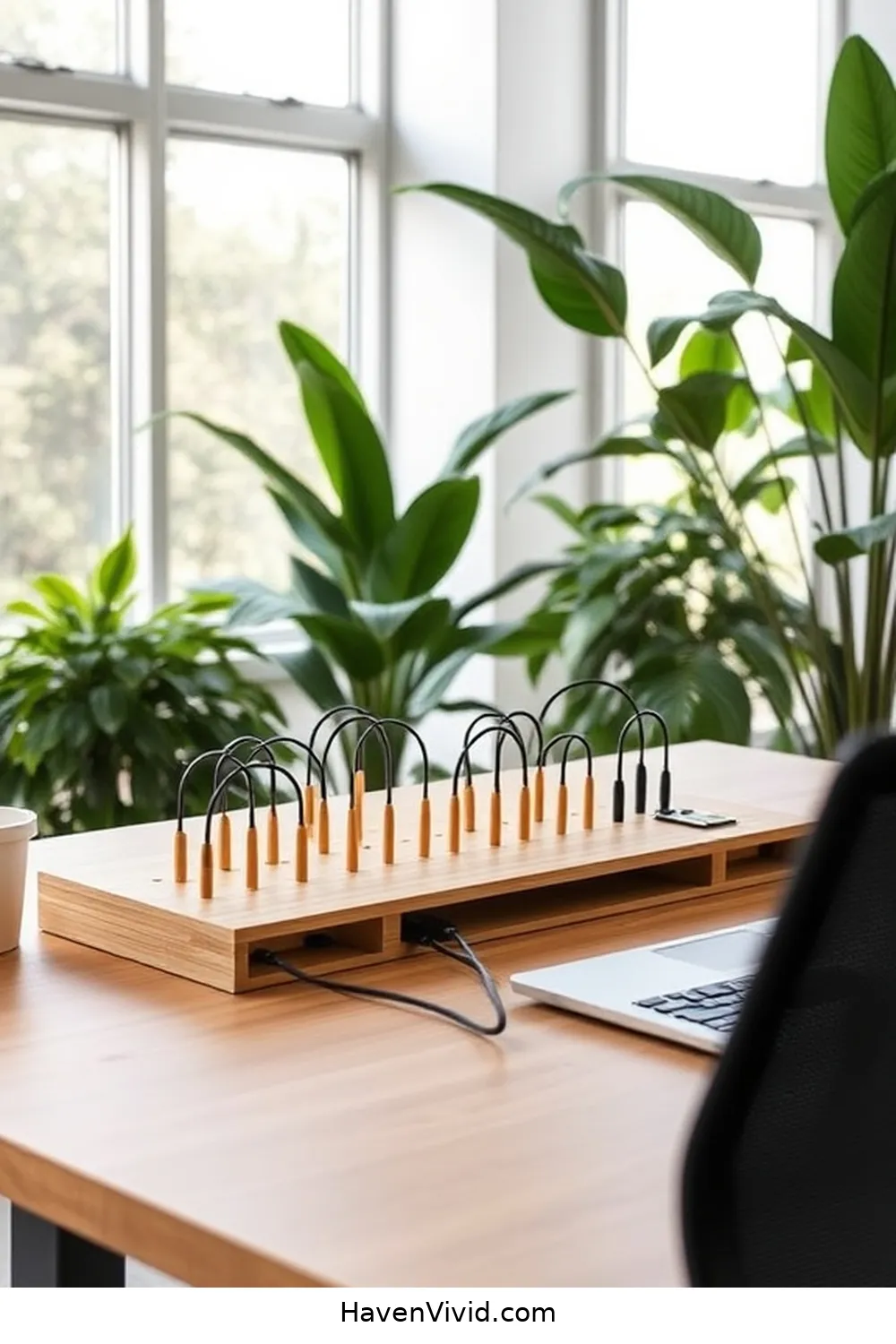 20 Ways to Embrace Eco-Friendly Living in Your Home Office Using Bamboo 18 Bamboo Cable Management Solutions for 20 Ways to Embrace Eco-Friendly Living in Your Home Office Using Bamboo