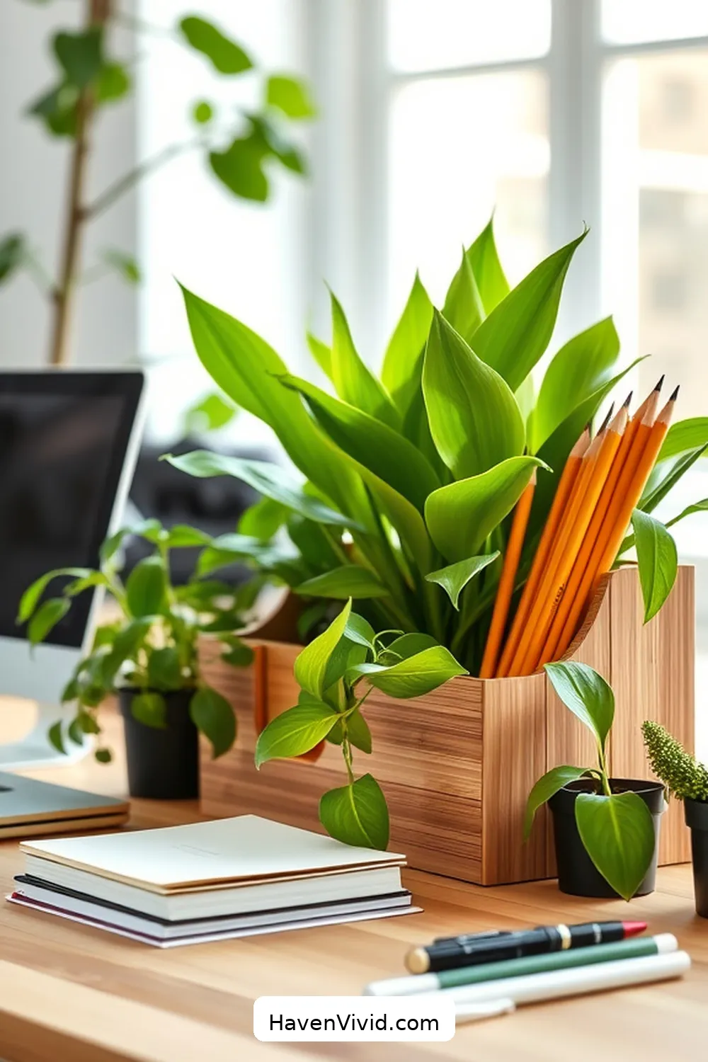 20 Ways to Embrace Eco-Friendly Living in Your Home Office Using Bamboo 6 Bamboo Desk Organizers to Reduce Clutter for 20 Ways to Embrace Eco-Friendly Living in Your Home Office Using Bamboo