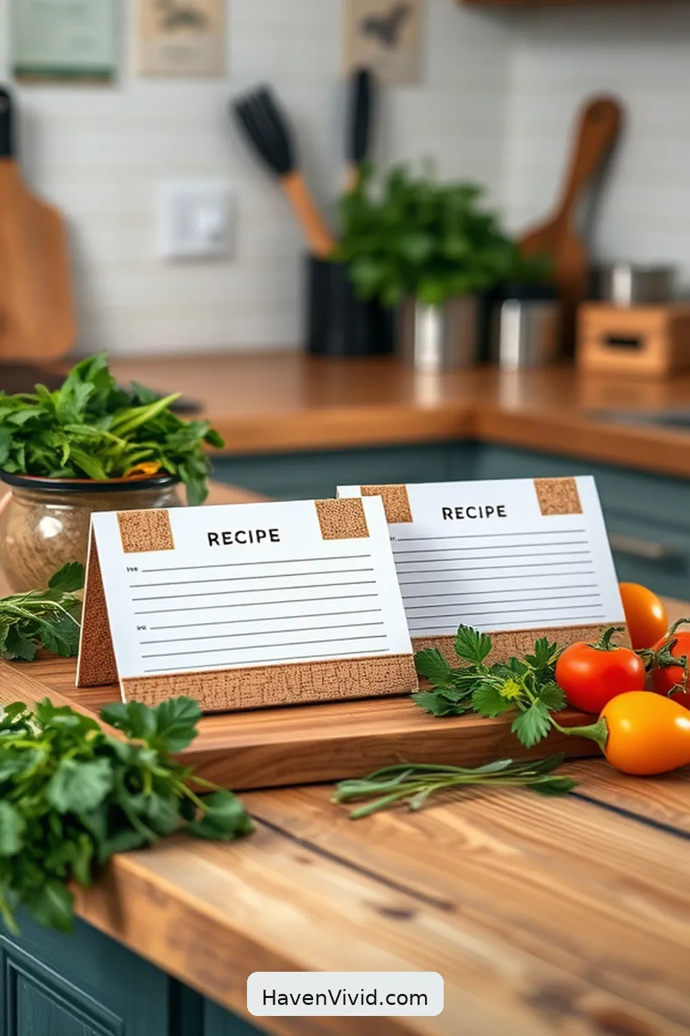 20 Ways to Embrace Eco-Friendly Living in Your Kitchen Using Cork 15 Cork-Backed Recipe Cards for 20 Ways to Embrace Eco-Friendly Living in Your Kitchen Using Cork