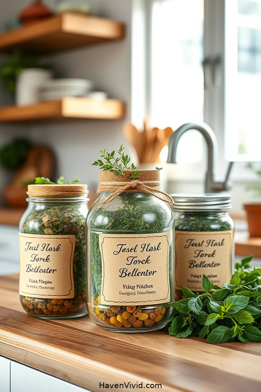 20 Ways to Embrace Eco-Friendly Living in Your Kitchen Using Cork 16 Customizable Cork Labels for Jars for 20 Ways to Embrace Eco-Friendly Living in Your Kitchen Using Cork
