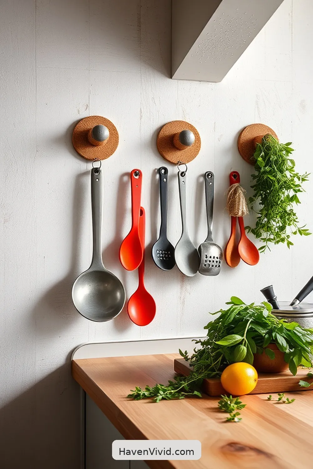 20 Ways to Embrace Eco-Friendly Living in Your Kitchen Using Cork 13 Innovative Cork Wall Hooks for 20 Ways to Embrace Eco-Friendly Living in Your Kitchen Using Cork