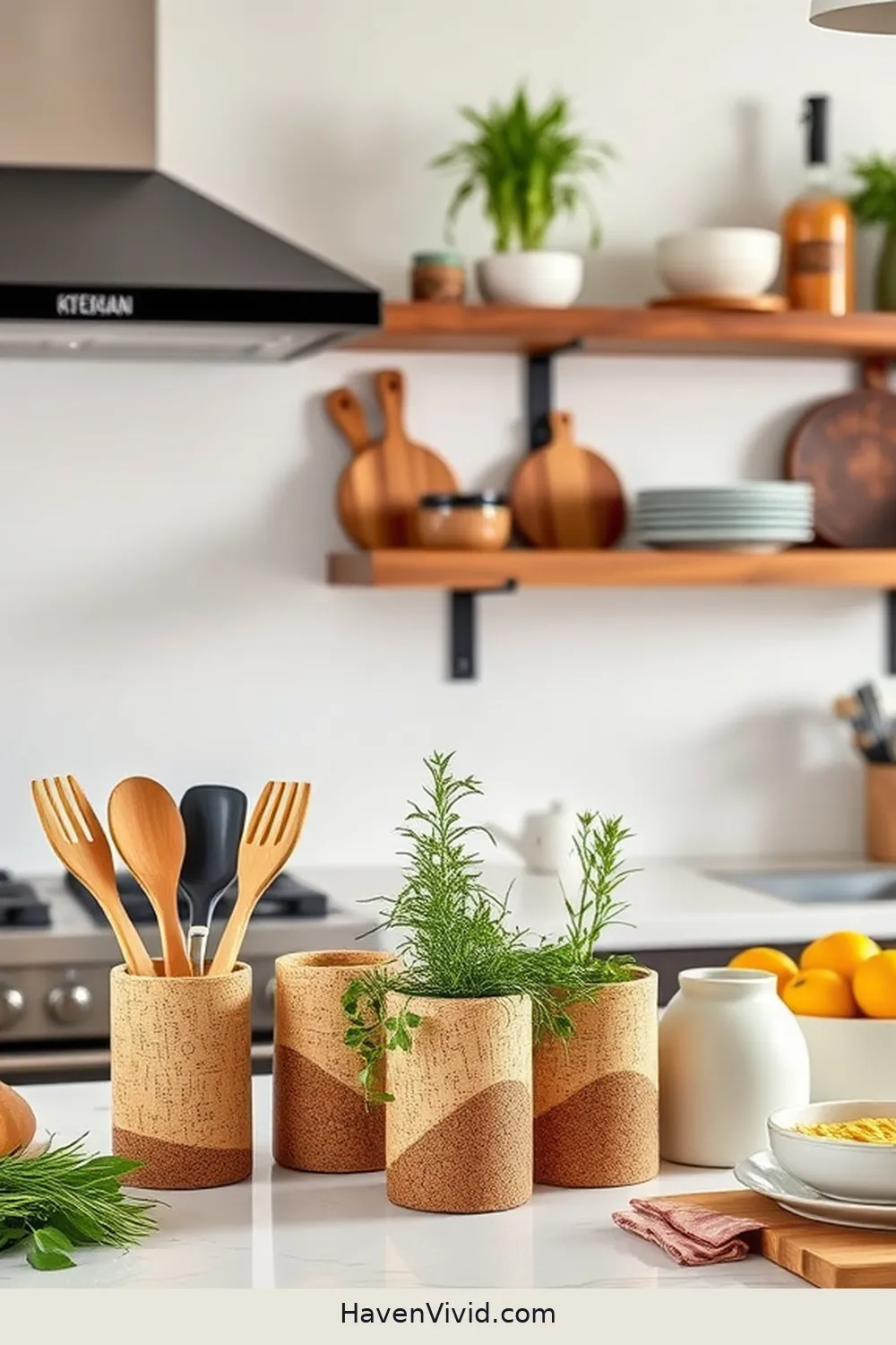 20 Ways to Embrace Eco-Friendly Living in Your Kitchen Using Cork 11 Unique Cork Utensil Holders for 20 Ways to Embrace Eco-Friendly Living in Your Kitchen Using Cork