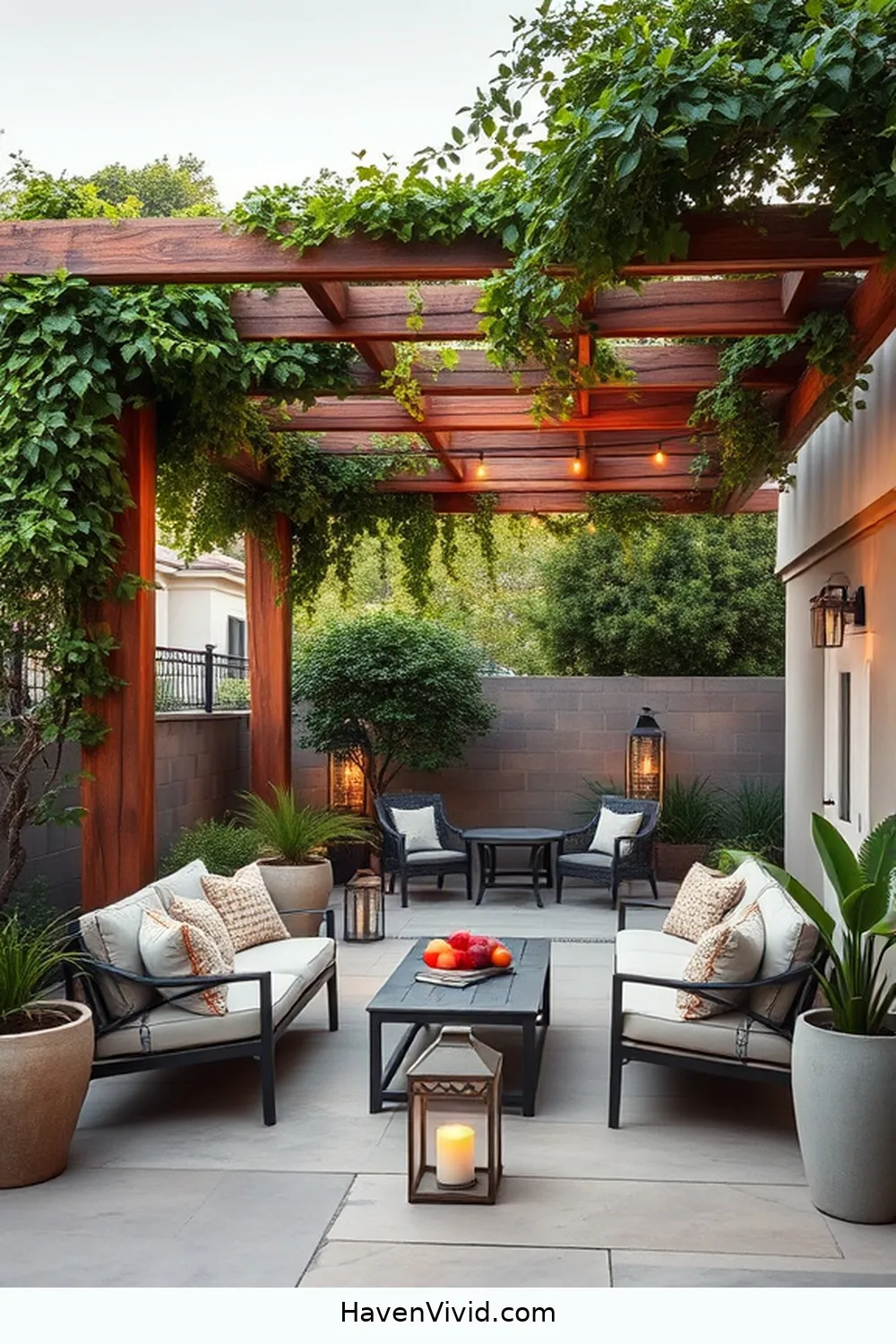 20 Ways to Embrace a Minimalist Lifestyle in Your Outdoor Patio Using Reclaimed Materials 19 Reclaimed Timber Pergola for 20 Ways to Embrace a Minimalist Lifestyle in Your Outdoor Patio Using Reclaimed Materials