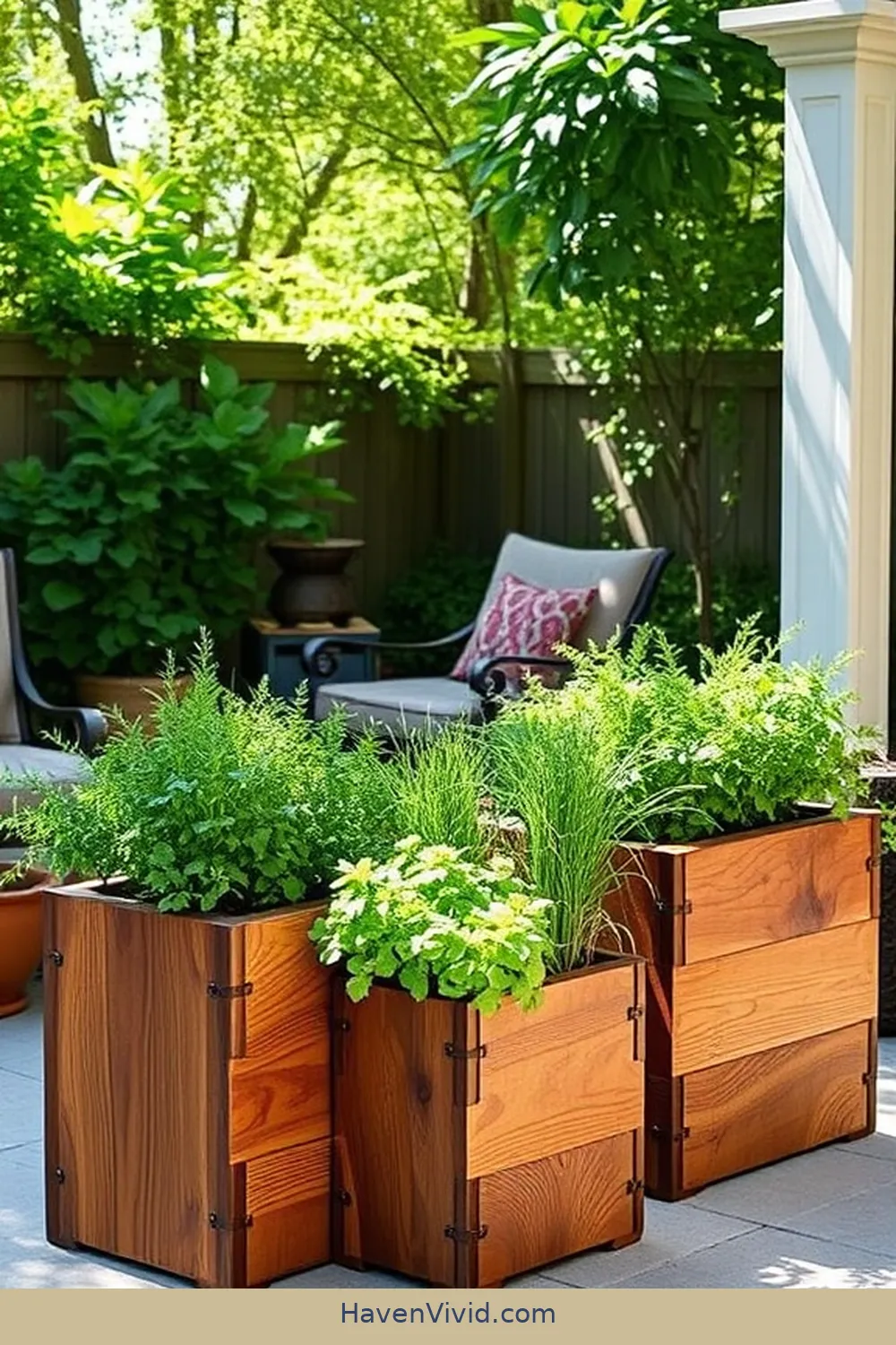 20 Ways to Embrace a Minimalist Lifestyle in Your Outdoor Patio Using Reclaimed Materials 3 Reclaimed Wood Planters for 20 Ways to Embrace a Minimalist Lifestyle in Your Outdoor Patio Using Reclaimed Materials