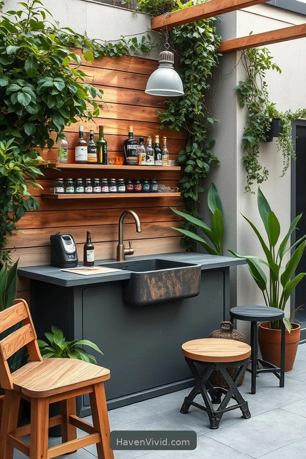 20 Ways to Embrace a Minimalist Lifestyle in Your Outdoor Patio Using Reclaimed Materials 21 Salvaged Sinks for Outdoor Bar Areas for 20 Ways to Embrace a Minimalist Lifestyle in Your Outdoor Patio Using Reclaimed Materials