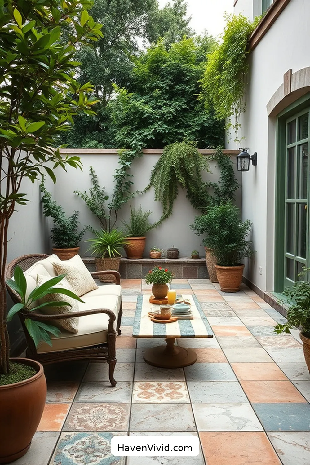 20 Ways to Embrace a Minimalist Lifestyle in Your Outdoor Patio Using Reclaimed Materials 15 Salvaged Tile Outdoor Surfaces for 20 Ways to Embrace a Minimalist Lifestyle in Your Outdoor Patio Using Reclaimed Materials