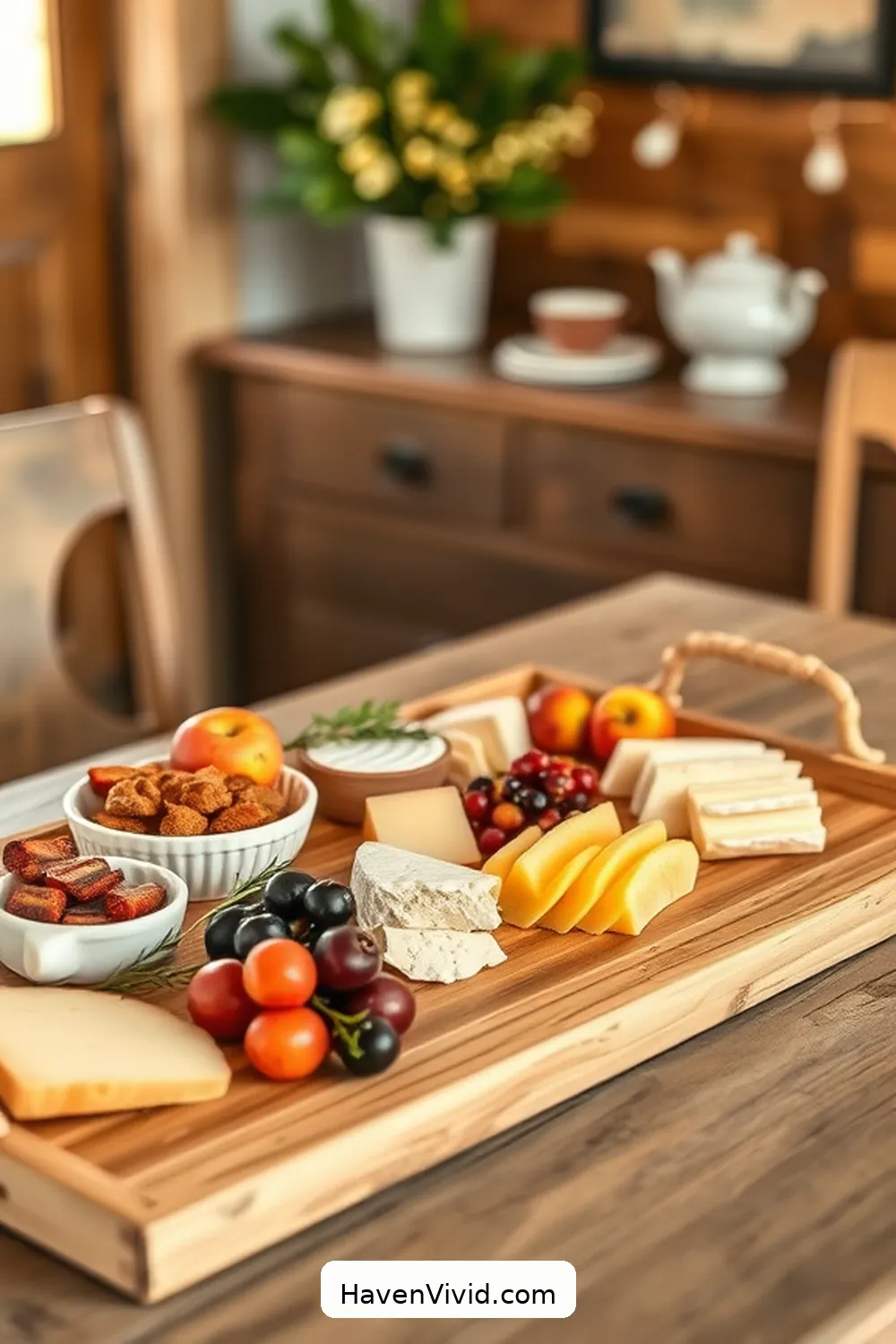 20 Ways to Use Natural Fibers in Your Farmhouse Dining Room 18 Bamboo Serving Trays for Easy Entertaining for 20 Ways to Use Natural Fibers in Your Farmhouse Dining Room