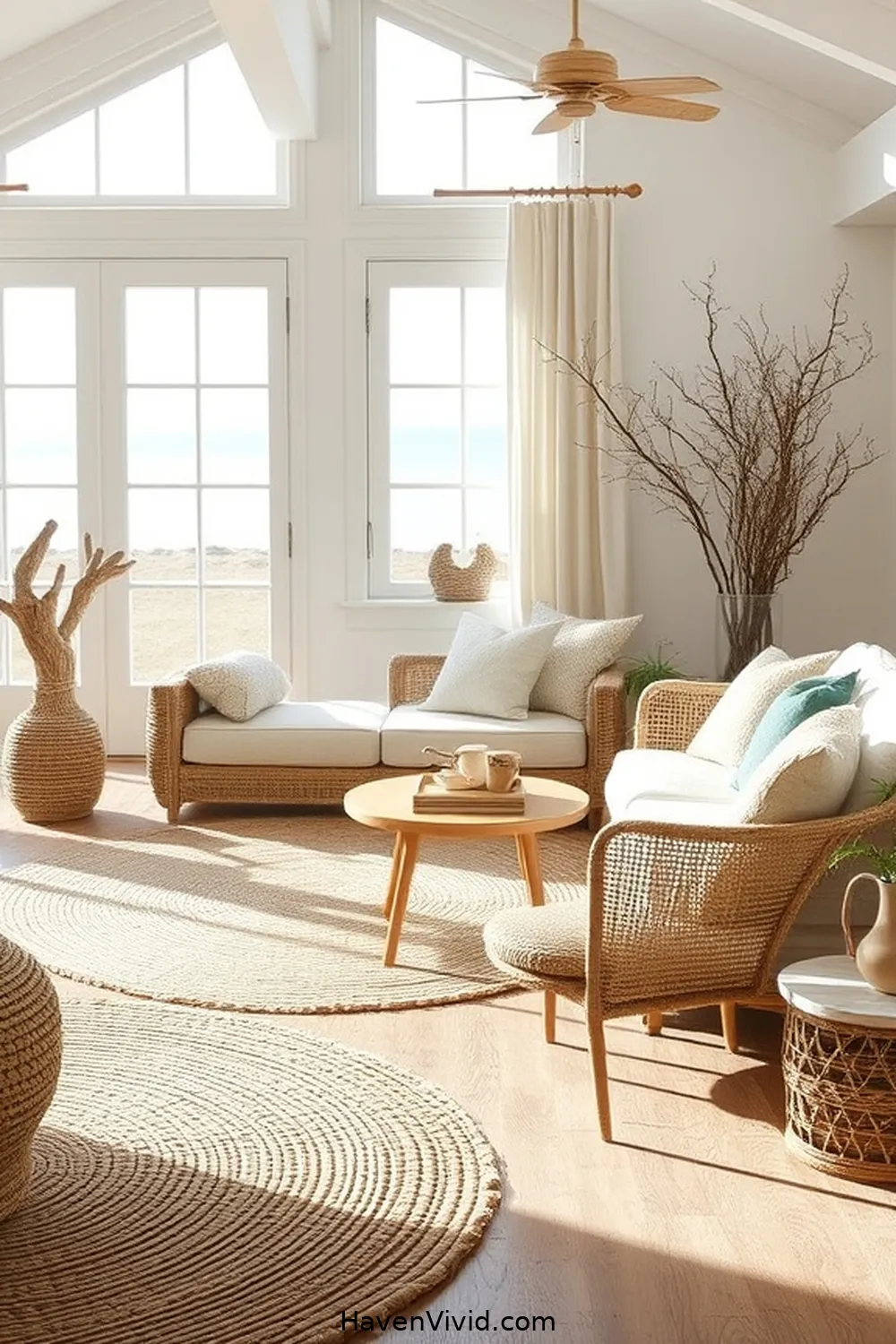 Achieve Coastal Living Room Style Using Natural Fibers 6 Accessorizing With Natural Fiber Decor for Achieve Coastal Living Room Style Using Natural Fibers