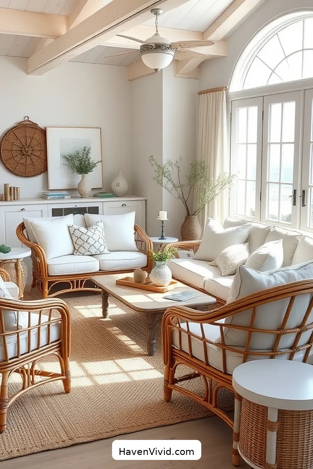 Achieve Coastal Living Room Style Using Natural Fibers 7 Furniture Options for a Coastal Look for Achieve Coastal Living Room Style Using Natural Fibers