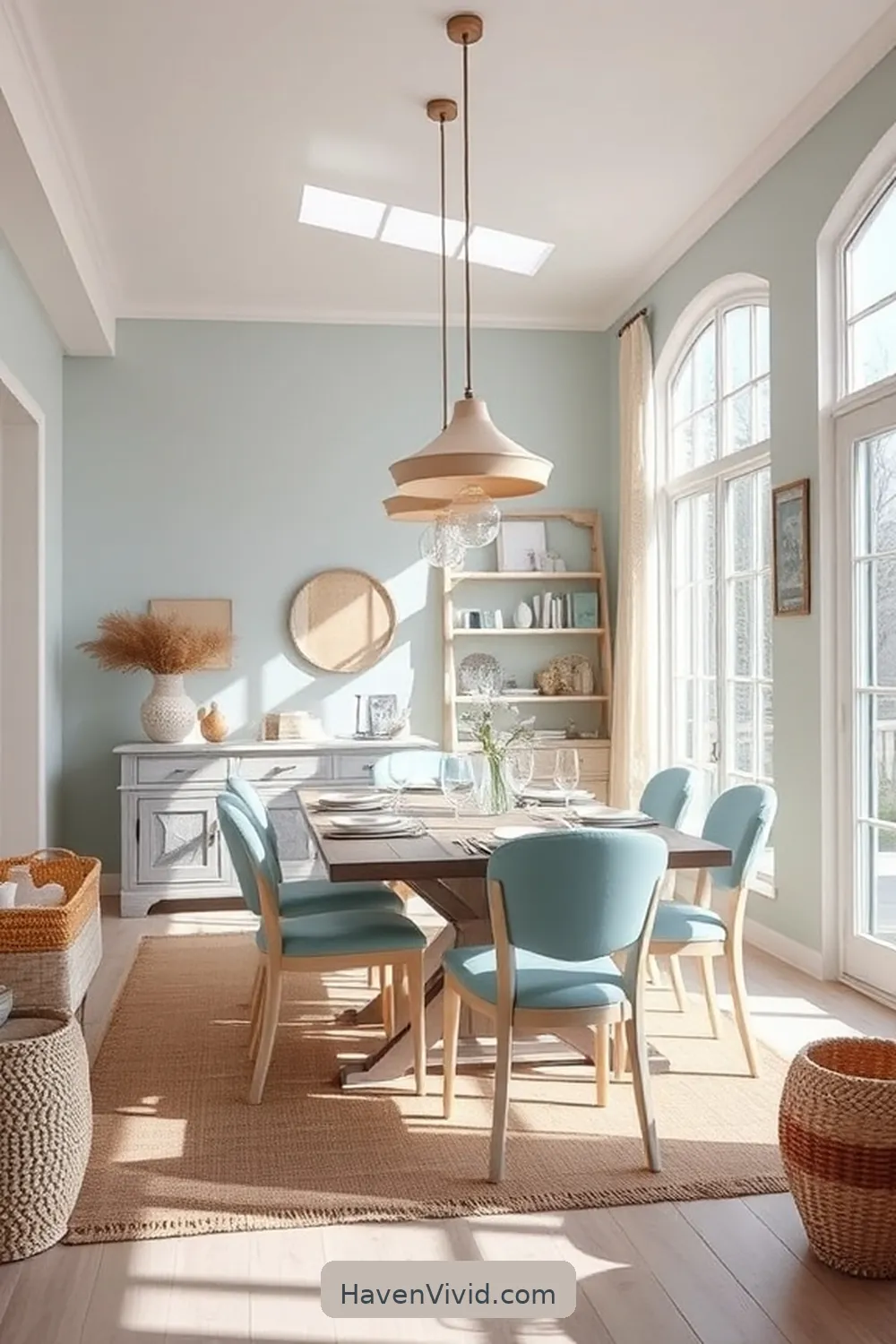 Achieve Coastal Living in Your Dining Room Using Solar-Powered Lights 8 Coastal Color Palettes for Dining Spaces for Achieve Coastal Living in Your Dining Room Using Solar-Powered Lights