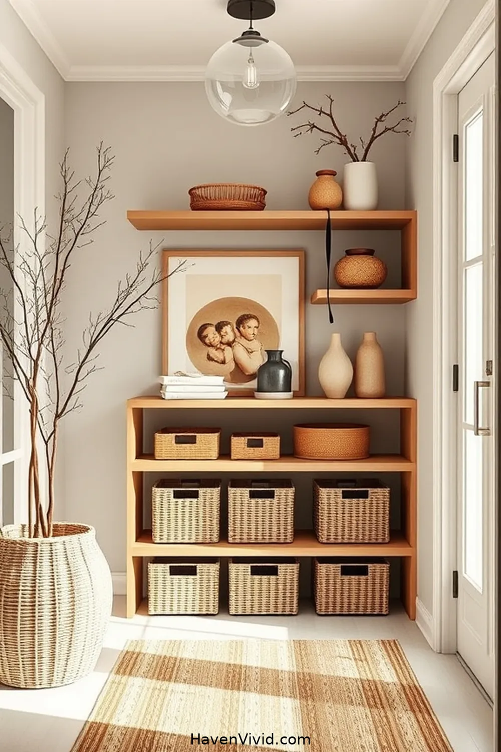 Achieve Coastal Living in Your Entryway Using Bamboo: 5 Ways 4 Stylish Bamboo Storage Solutions for a Clutter-Free Entryway for Achieve Coastal Living in Your Entryway Using Bamboo: 5 Ways