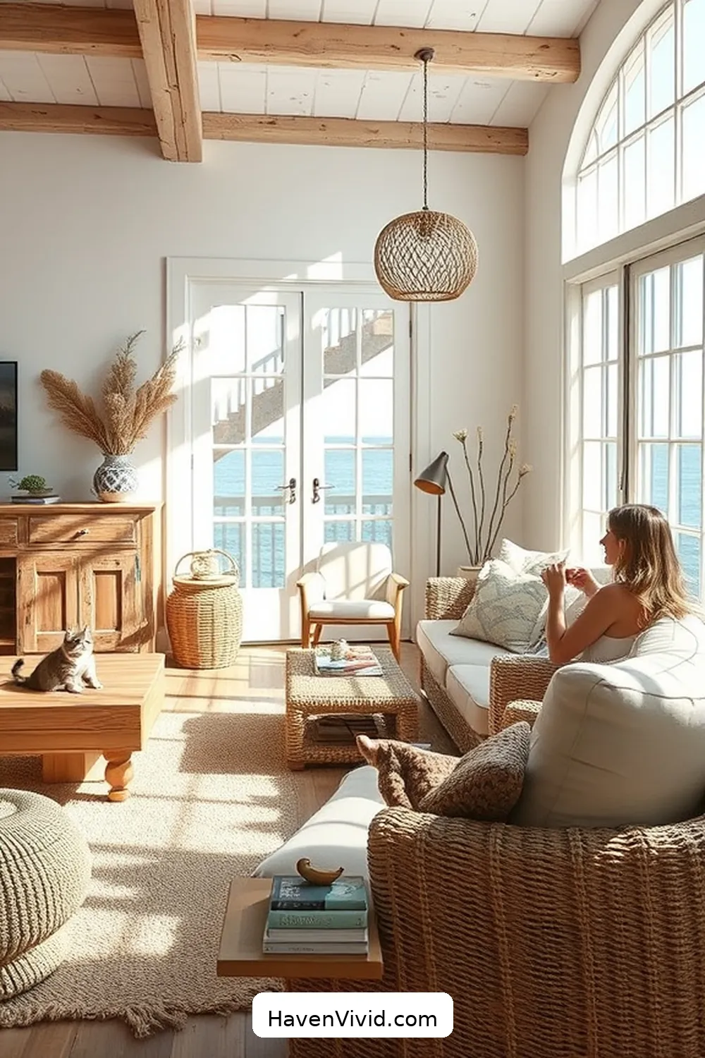Achieve Coastal Living in Your Living Room Using Reclaimed Materials 2 Embracing Reclaimed Wood for Furniture for Achieve Coastal Living in Your Living Room Using Reclaimed Materials